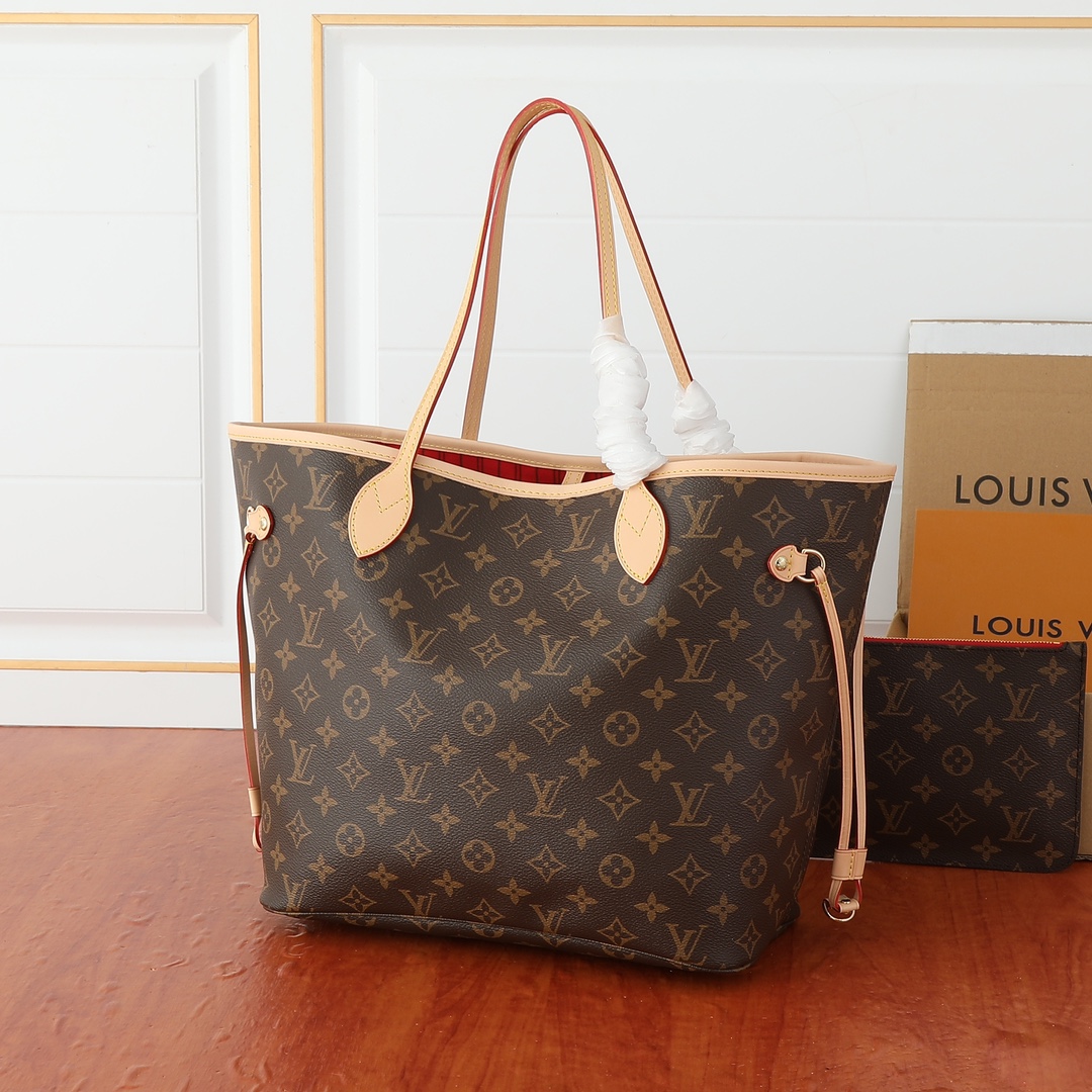 Louis Vuitton Neverfull Medium Tote Bag, Monogram Canvas with Pouch 3 i1729133442 4704 1