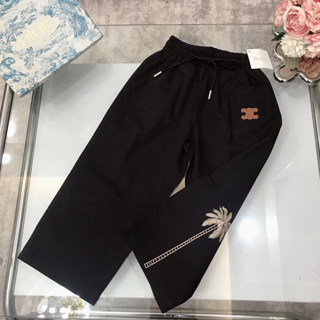 High-quality Cotton Embroidered Crotch Shorts, Sizes 100-160 CM #178 - 图片 6