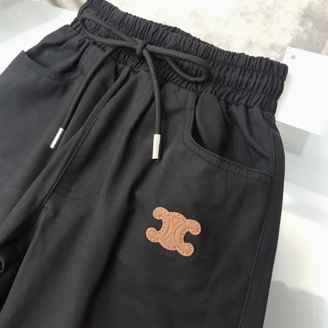 High-quality Cotton Embroidered Crotch Shorts, Sizes 100-160 CM #178 - 图片 4