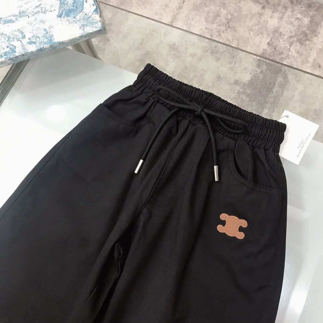 High-quality Cotton Embroidered Crotch Shorts, Sizes 100-160 CM #178 - 图片 3