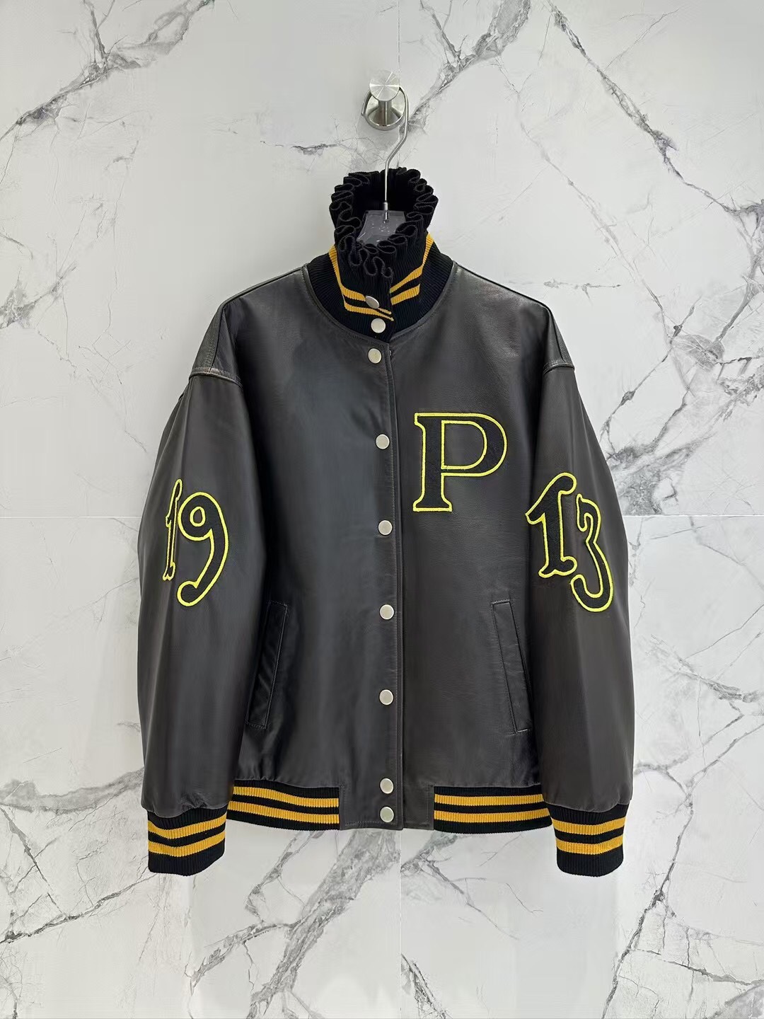 Prada Clothing Coats & Jackets Men Lambskin Sheepskin Winter Collection