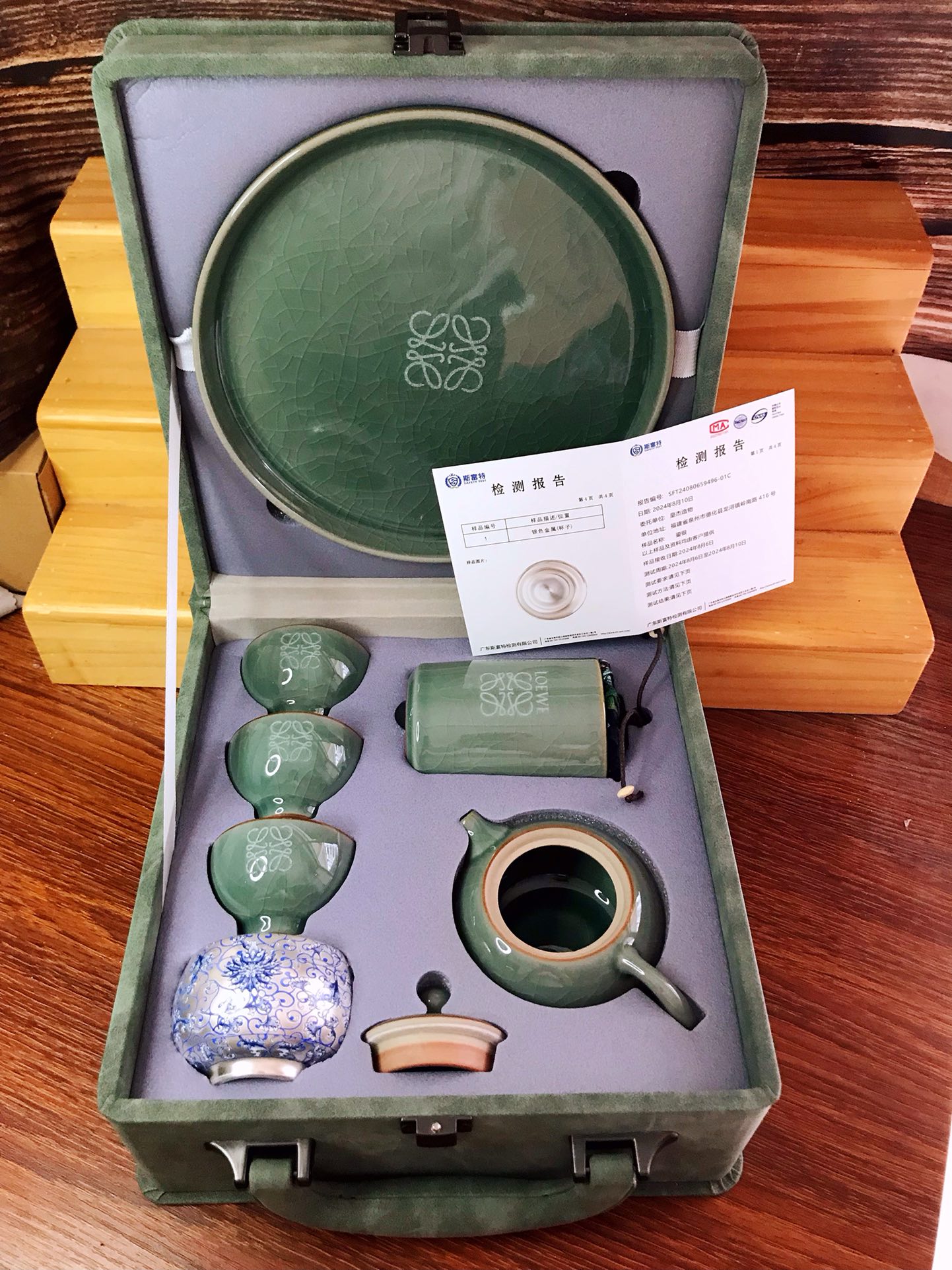 罗意威 Loewe 高定典藏经典高奢皮具手袋托特包斜挎包女包 #63DA533B 2