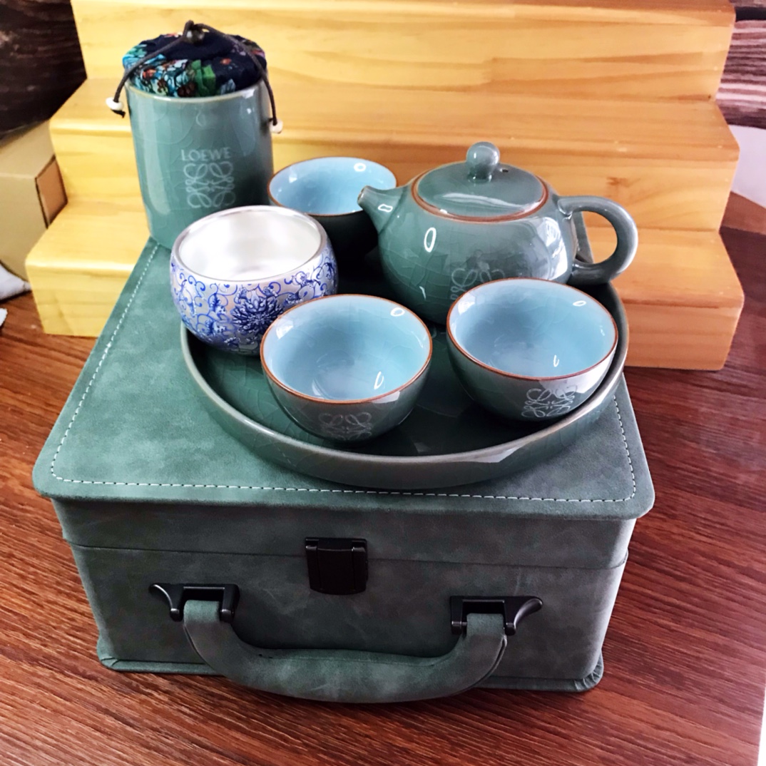 罗意威 Loewe 高定典藏经典高奢皮具手袋托特包斜挎包女包 #63DA533B 6