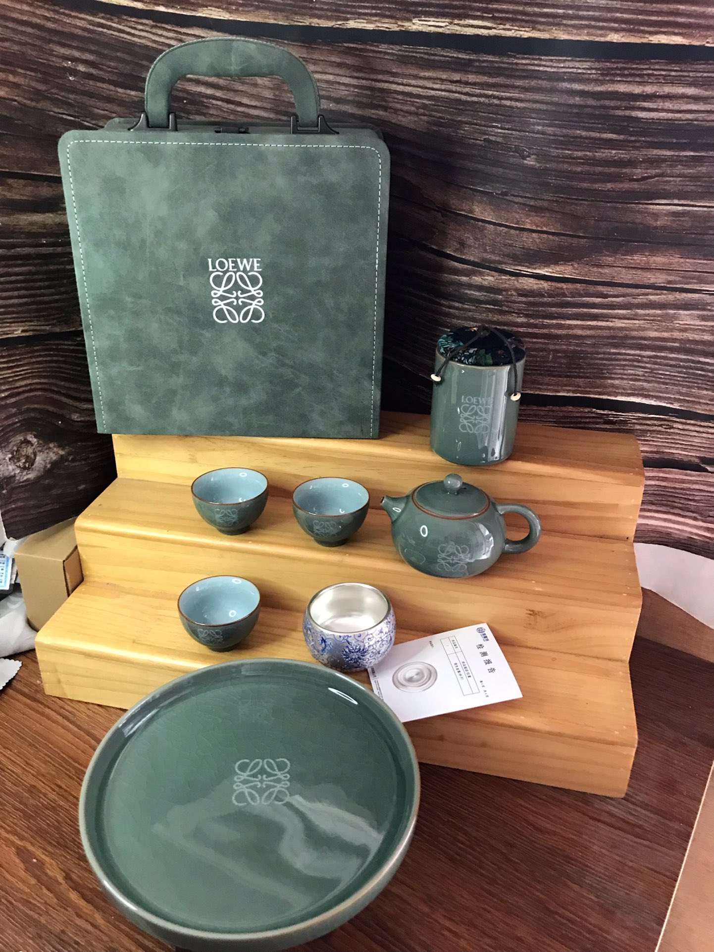 罗意威 Loewe 高定典藏经典高奢皮具手袋托特包斜挎包女包 #63DA533B 5