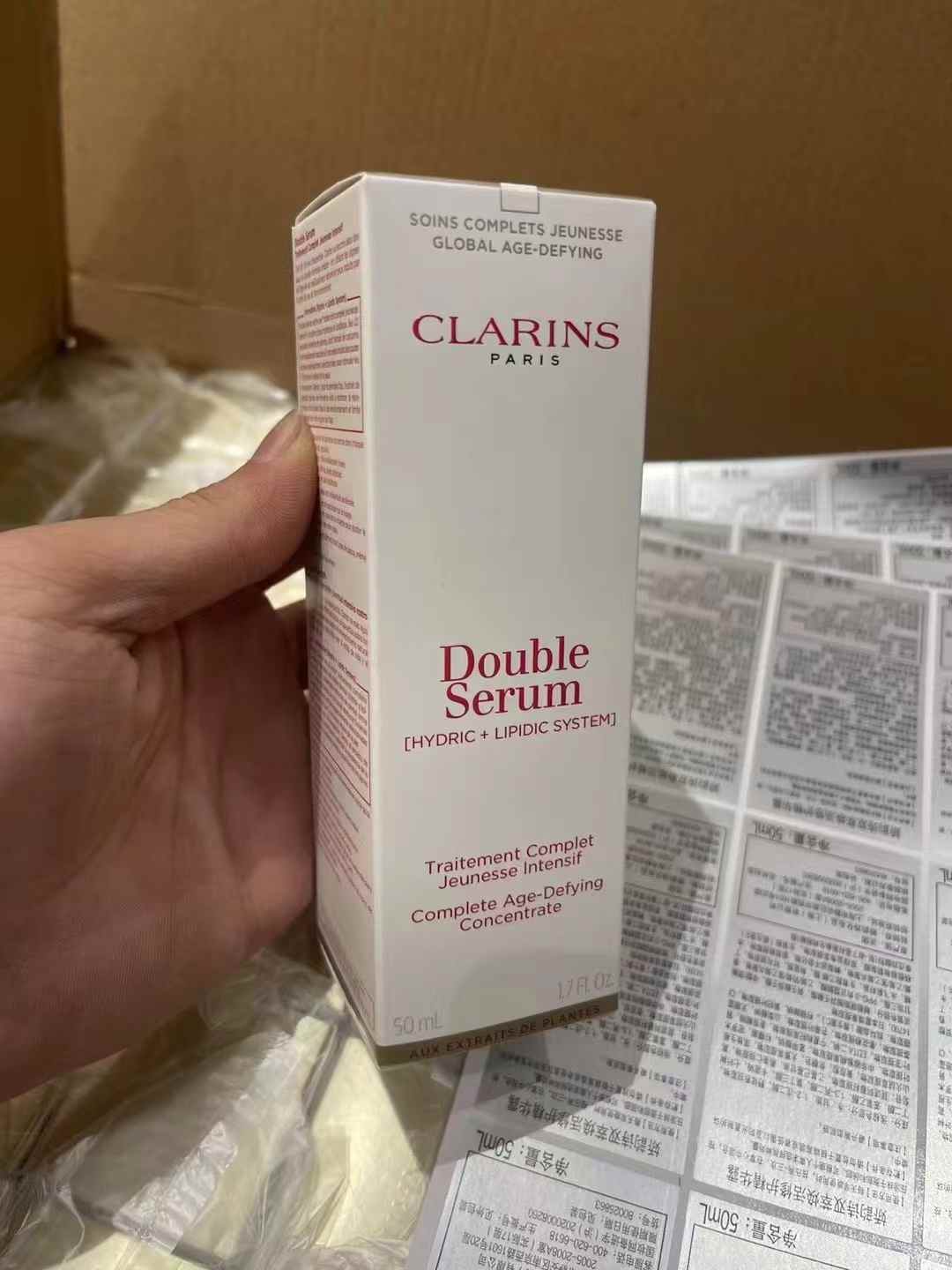 110. Clarins Doble Esencia Novena Generación 50ml/ Versión Mingtong Gui 🔜 Versión Mingtong. ¡Alta calidad❗️🇫🇷Clarins…