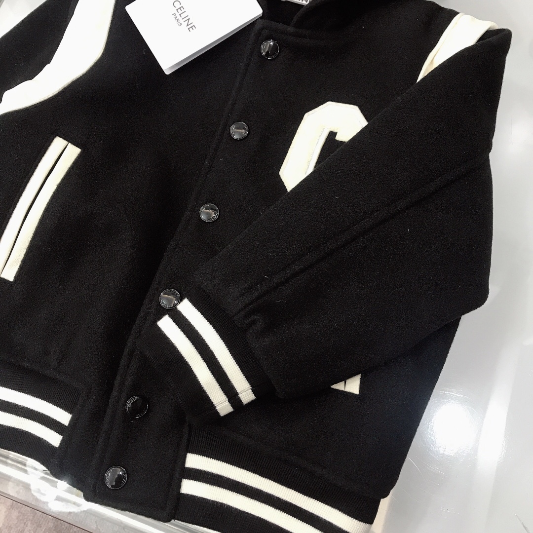“CHLIN* Spellgate Baseball Cotton Jackets for Kids: New Autumn/Winter Collection” - 图片 5