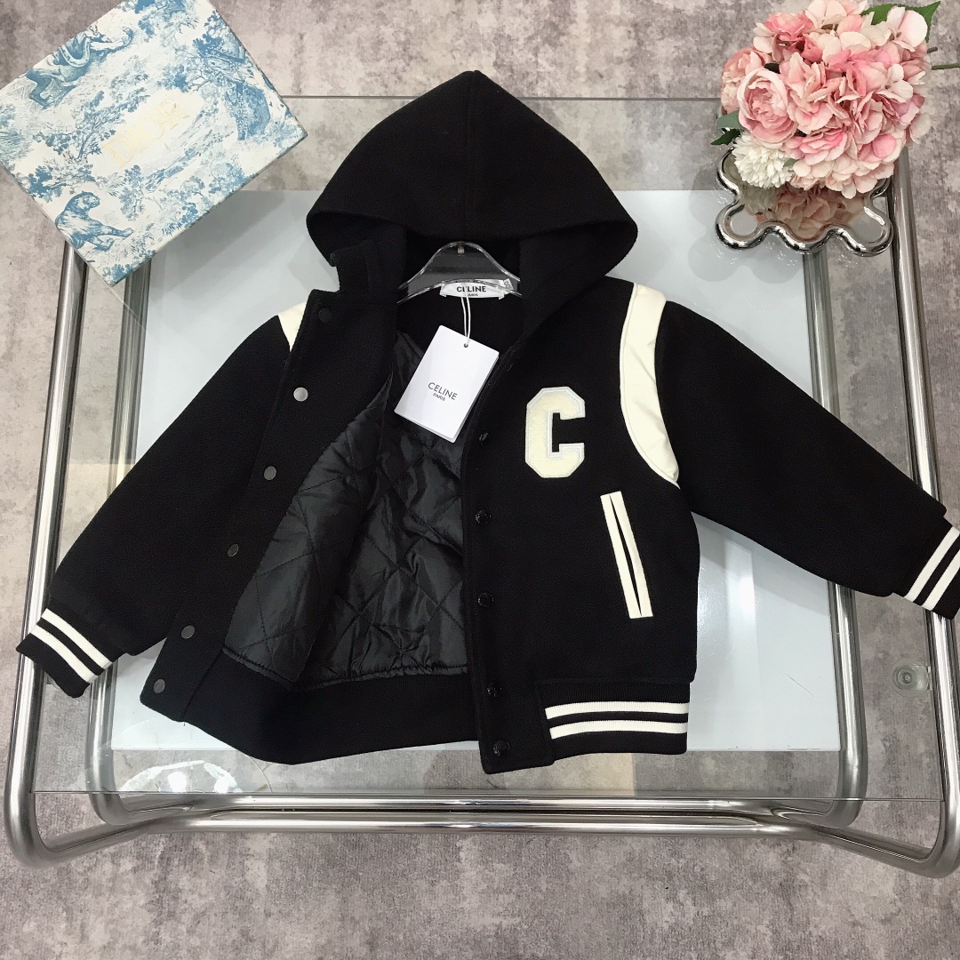 “CHLIN* Spellgate Baseball Cotton Jackets for Kids: New Autumn/Winter Collection” - 图片 2