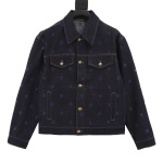 LOUIS VUITTON LV 24 Logo full embroidered blue denim jacket high-order fabric is made of 430 grams of denim fabric, which feels breathable and comfortable after washing. Every detail YB is customized, matched and flower-like, customized hardware buttons, leather card height restored , comparable to the original version, the same model as men and women Size: 46-52 1 LOUIS VUITTON LV 24 Logo full embroidered blue denim jacket high-order fabric is made of 430 grams of denim fabric, which feels breathable and comfortable after washing. Every detail YB is customized, matched and flower-like, customized hardware buttons, leather card height restored , comparable to the original version, the same model as men and women Size: 46-52