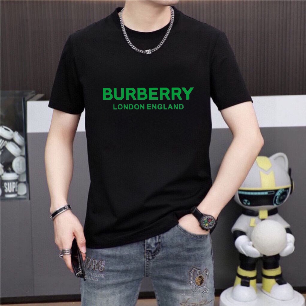 Burberry 品牌【BURBERRY 巴宝莉】(胖子福音) 男士休闲短袖T恤 2024春夏新品
