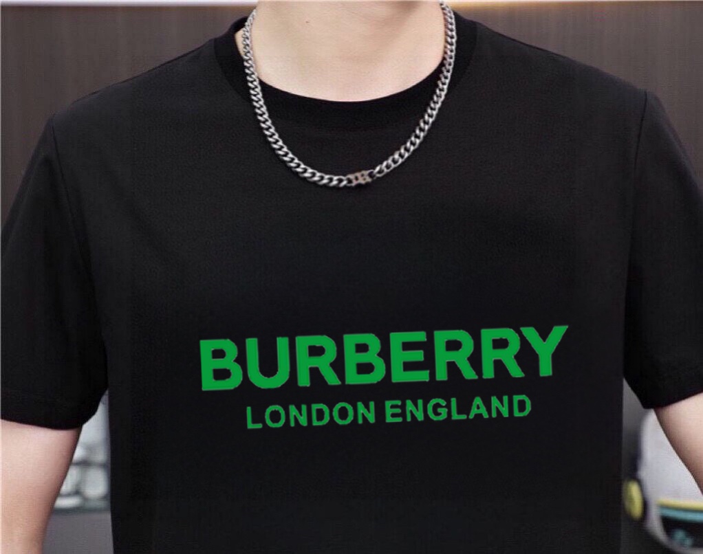 Burberry 品牌【BURBERRY 巴宝莉】(胖子福音) 男士休闲短袖T恤 2024春夏新品