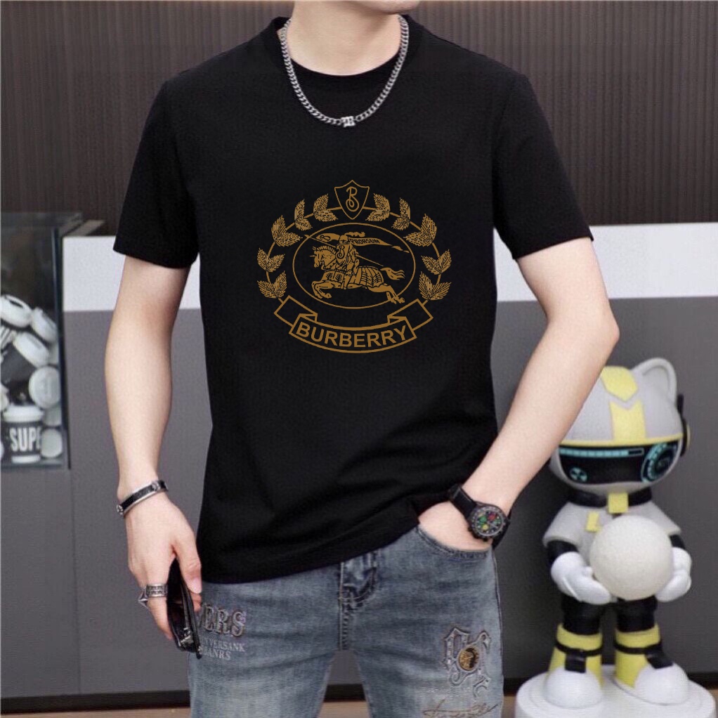 Burberry 品牌【BURBERRY 巴宝莉】(胖子福音) 男士休闲短袖T恤 2024春夏新品