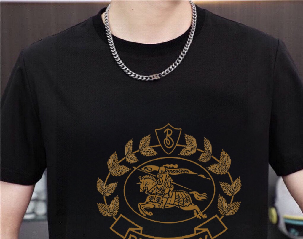 Burberry 品牌【BURBERRY 巴宝莉】(胖子福音) 男士休闲短袖T恤 2024春夏新品