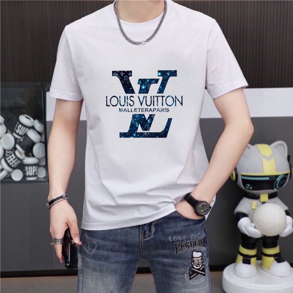 Louis Vuitton 品牌【LV路易威登】(胖子福音) 男士休闲短袖T恤 2024春夏新品