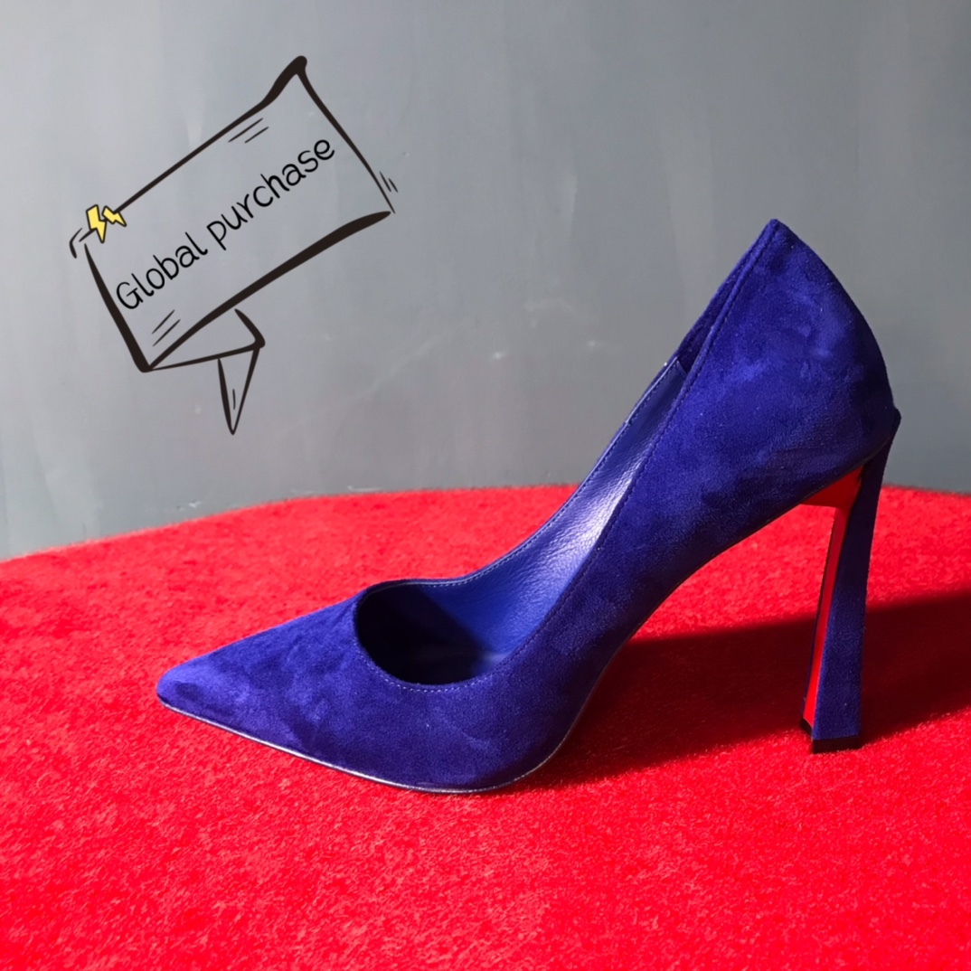 NO:100720,High-end customized autumn and winter classic series! H10Cm. Size 34-42. Customized leather large sole. X82-1, royal blue deer leather, royal blue sheepskin. Standard European size Reference: X82-1 Color: blue/blue Material: sheep leather Lining: goat leather Heel height: 10Cm Sole:leather sole Size: EU 34-42 (US 4-11):,,christian louboutin, sheepskin,Leather soles19860909高端订制 秋冬精典款系列！ H10Cm.尺码34-42码.真皮大底订制款.X82-1,寶蓝色鹿皮,宝蓝色羊皮. 标准欧码 Reference:X82-1 Color:blue/blue Material:sheep leather Lining:goat leather Heel heigh:10Cm Sole:leather sole Size:EU 34－42（US 4一11) :,,christian louboutin,sheepskin,Leather soles,Women's Shoes