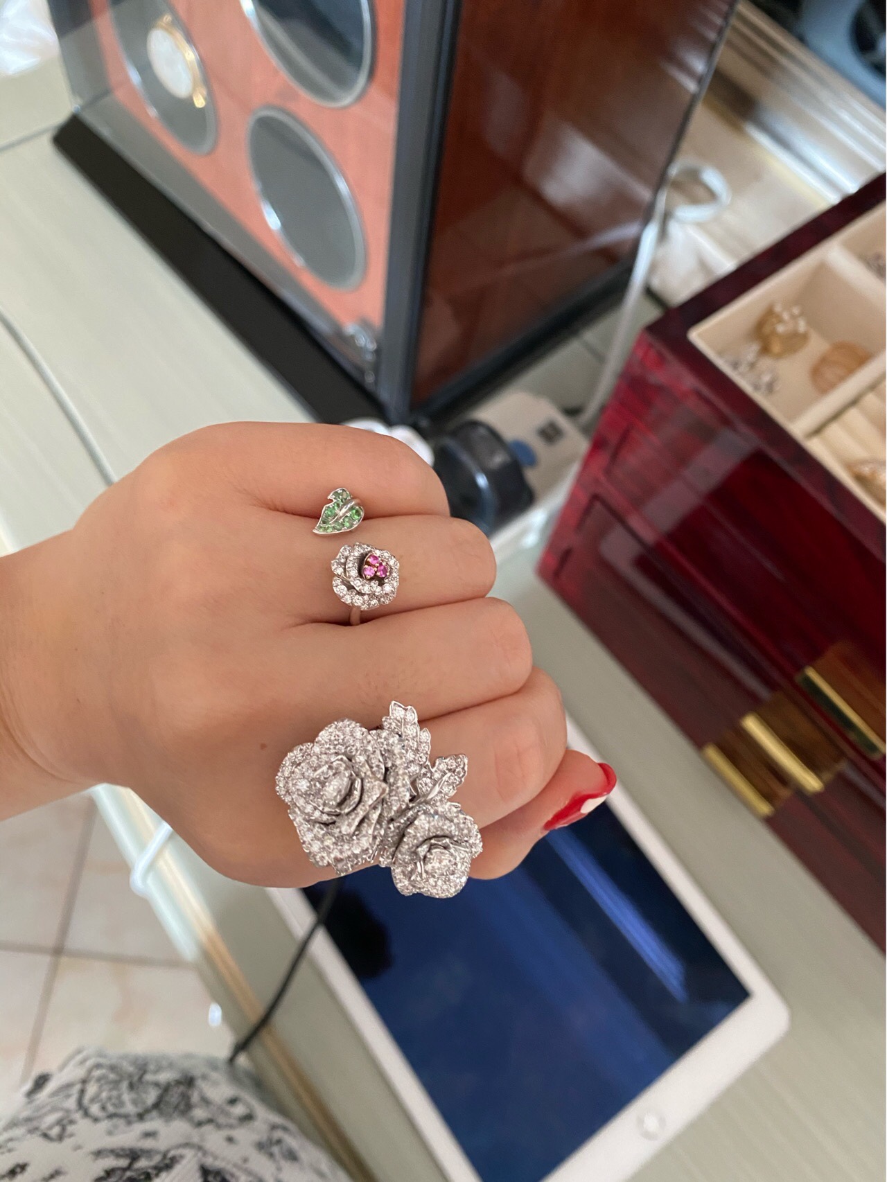 Chanel Haute Joaillerie Fine Jewelry Earrings Necklace Ring Ref.69F204C4 4
