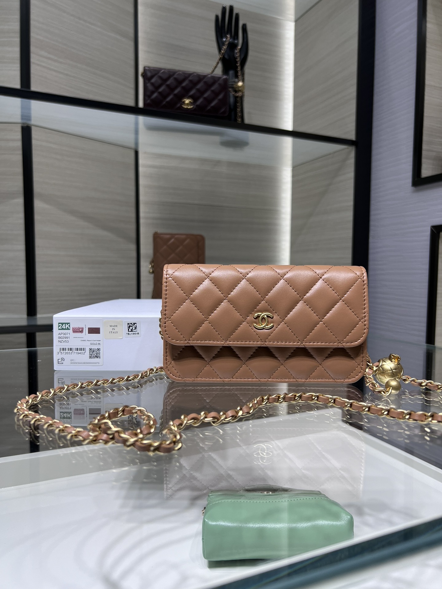 CHANEL: New Arrival: Adjustable Chain Phone Bag - Bag