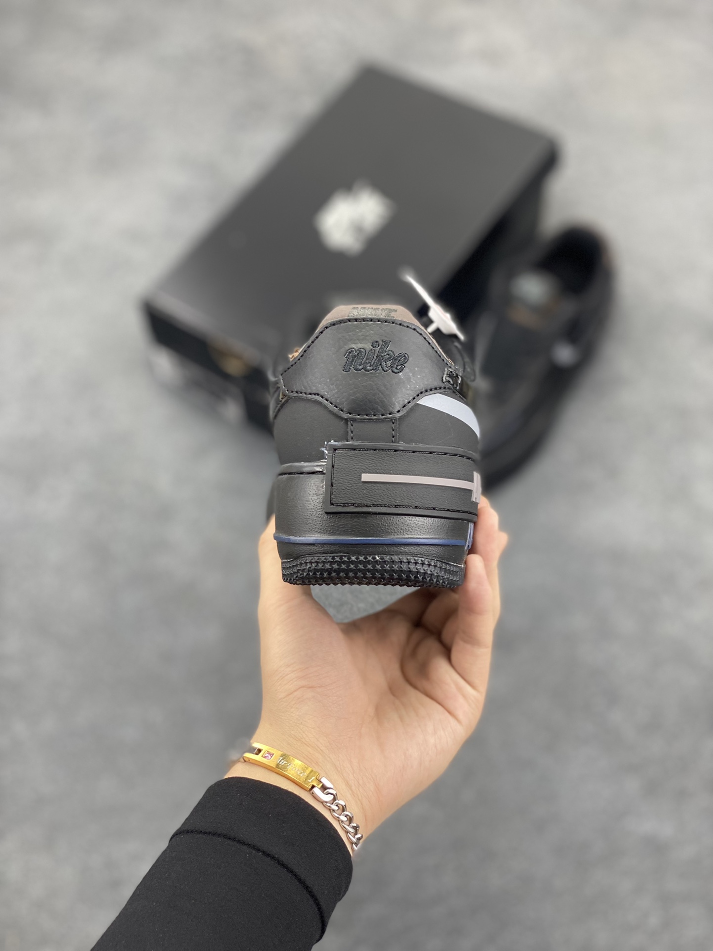 图片[4]-NK Air Force 1 Shadow 轻量增高低帮百搭板鞋\”拼接马卡龙\” 全新少女系解构主义设计双层轻量EVA发泡中底+防滑RB橡胶外圈底鞋底 原楦头原纸板 打造纯正空军版型 专注外贸渠道 全掌内置蜂窝气垫 原盒配件 原厂中底钢印、拉帮完美 货号：FB7582-001 尺码：35.5 36 36.5 37.5 38 38.5 39 40-选品中心