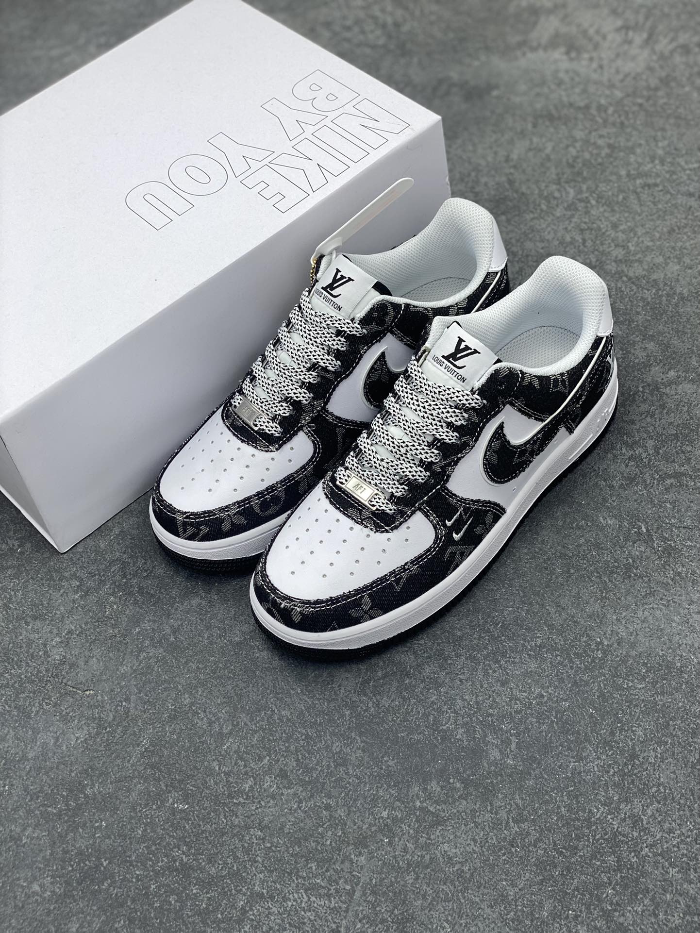 图片[8]-NK Air Force 1‘07 Low 定制款抽屉盒 空军一号低帮休闲板鞋 定制皮料 原楦原纸板 纯正版型 高清洁度 内置全掌气垫 货号：CW2288-111 尺码：36 36.5 37.5 38 38.5 39 40 40.5 41 42 42.5 43 44 44.5 45-选品中心