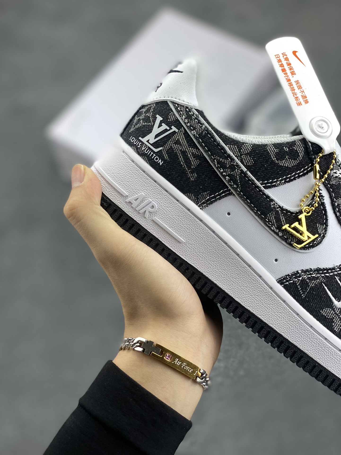 图片[6]-NK Air Force 1‘07 Low 定制款抽屉盒 空军一号低帮休闲板鞋 定制皮料 原楦原纸板 纯正版型 高清洁度 内置全掌气垫 货号：CW2288-111 尺码：36 36.5 37.5 38 38.5 39 40 40.5 41 42 42.5 43 44 44.5 45-选品中心
