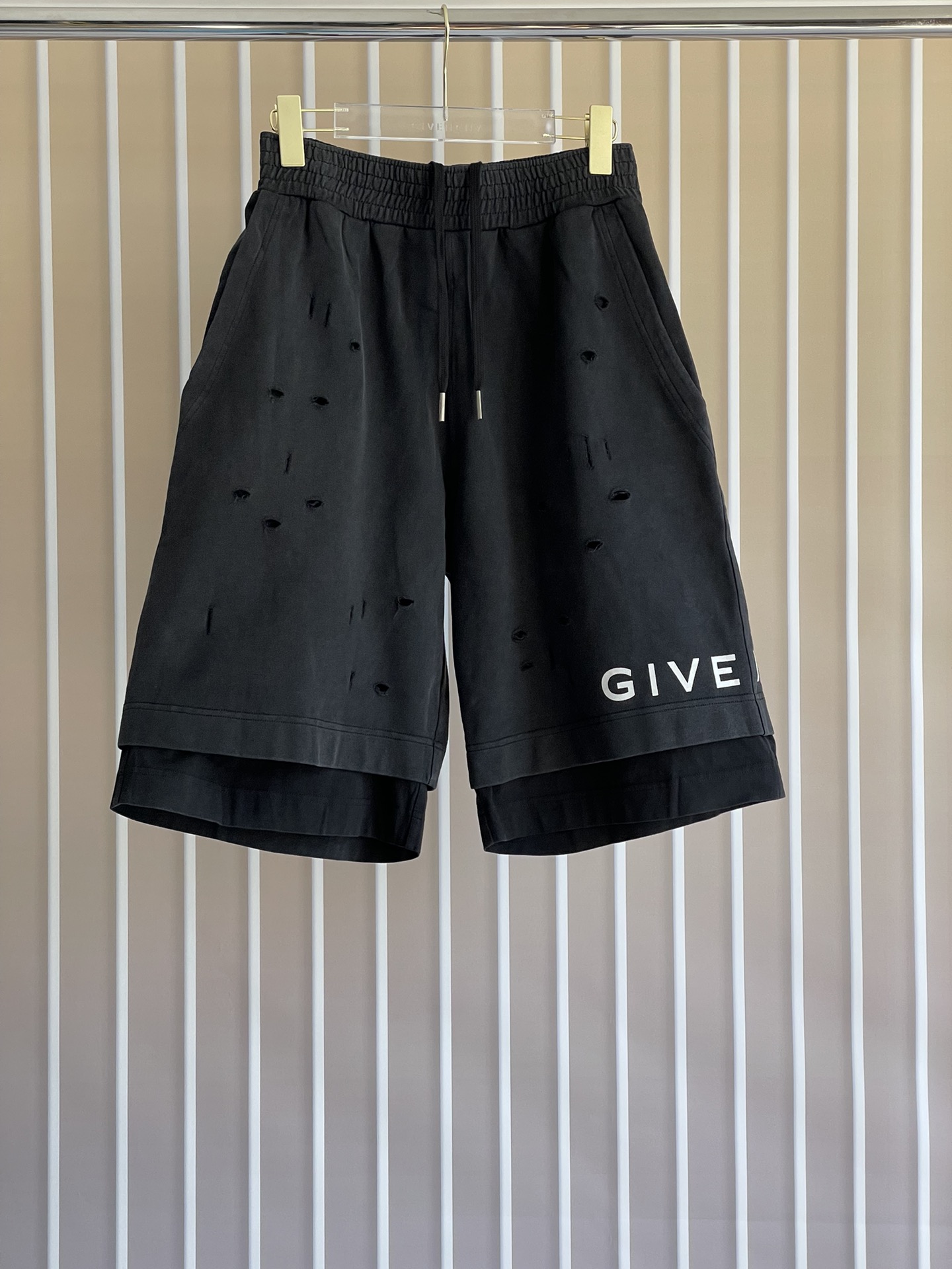 G V C🈹Los shorts sucios de doble capa vienen en talla única
