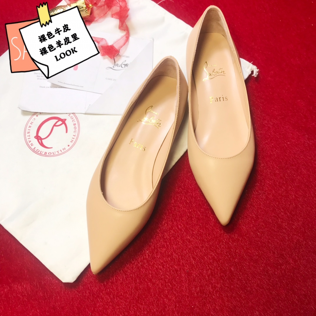 NO:100339,High-end custom classic series!  H1Cm, size 35-42. Genuine leather large sole 210961 naked cowhide, nude sheepskin. Official website synchronization Standard European code Reference:210961 Color:nude/nude Material:cowhide Lining:goat leather Heel height:1Cm Sole:leather sole Size:EUR 35-42 (US 4-11):,,christian louboutin,cowhide,sheepskin,Leather soles19860909高端订制 精典款系列！ H1Cm,尺码35-42码.真皮大底 210961裸牛皮,裸色羊皮里.官网同步 标准欧码 Reference:210961 Color:nude/nude Material:cowhide Lining:goat leather Heel heigh:1Cm Sole:leather sole Size:EUR 35－42（US 4一11) :,,christian louboutin,cowhide,sheepskin,Leather soles,Women's Shoes