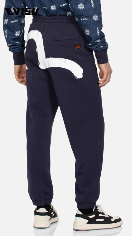 Evisu Kleding Broek Afdrukken Mannen Fashion