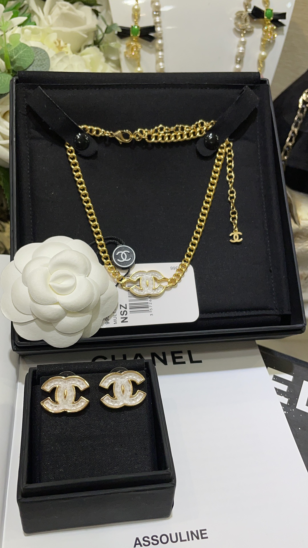 Chanel Haute Couture Haute Joaillerie Fine Jewelry Earrings Necklace 8
