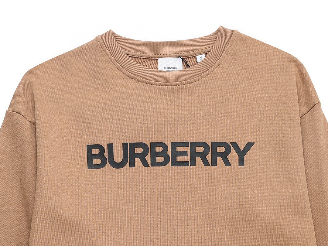 巴宝莉/Burberry 秋冬新品 经典字母压胶圆领卫衣 高端大气完美演绎