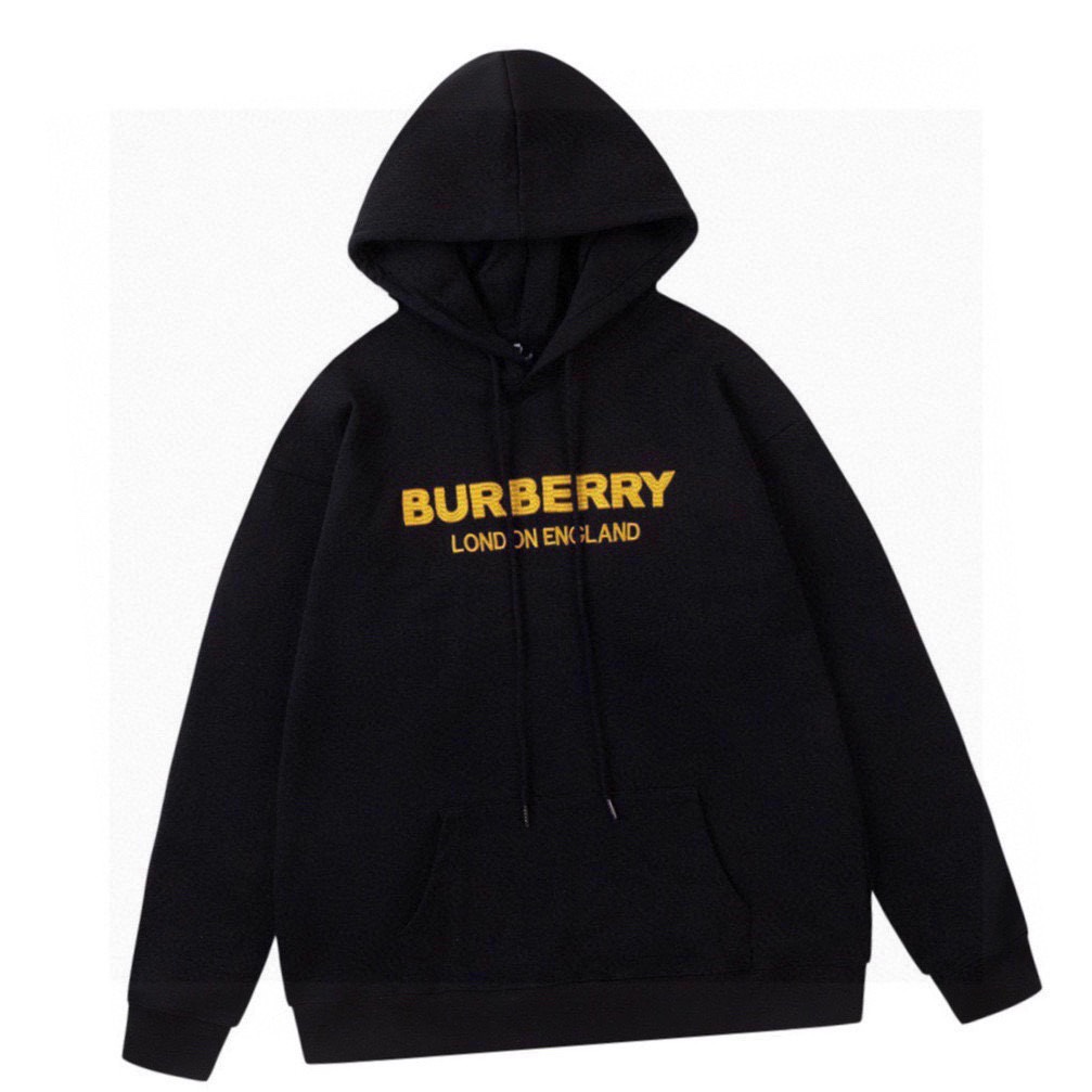 巴宝莉/Burberry 秋冬新款 字母logo刺绣连帽卫衣