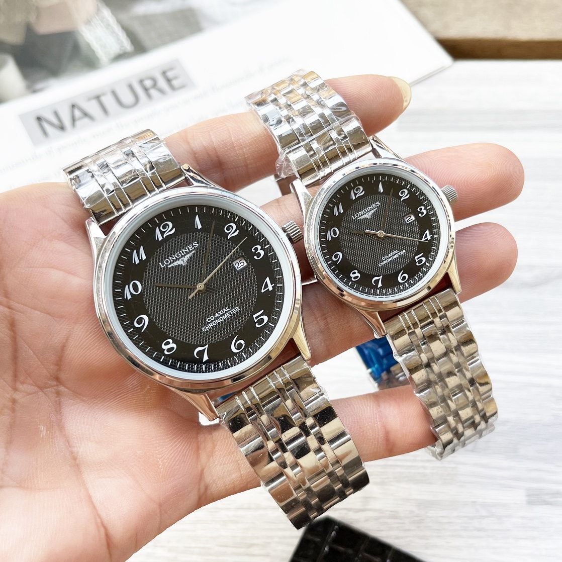 NO:146026,White shell, gold shell, steel belt 20 Longines Couple watch original imported quartz movement mineral glass mirror 316L stainless steel case diameter men 40mm women 30mm thick 8mm If today's sunlight stops its dazzling light, then your smile will illuminate my whole world, longines19860909白壳、金壳、钢带20  浪琴 情侣腕表原装进口石英机芯 矿物质玻璃镜面 316L精钢表壳直径男40mm女30mm 厚8mm如果今天的阳光停止了它耀眼的光芒.那么你的一个微笑,将照亮我的整个世界,,longines,Watch