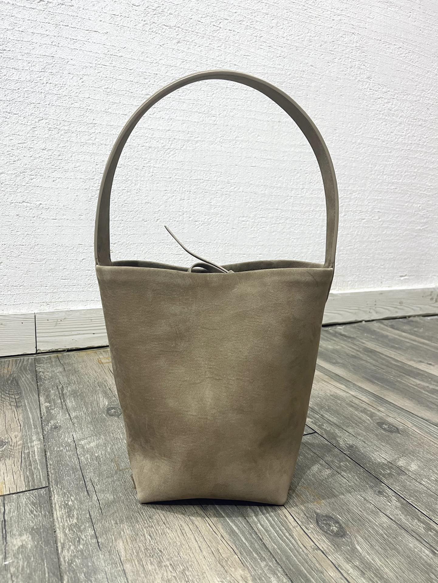 Suede Bucket Bag Drawstring Shoulder Commute