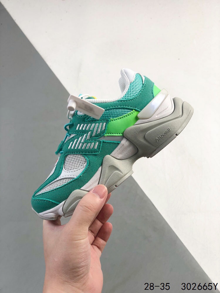图片[3]-New Balance/新百伦 公司级 9060系列 童鞋版本上线,潮爹潮妈追寻的单品!!采用反绒面革及透气斜纹帆布料拼接鞋面材质，中底嵌入ABZORB缓震科技材料及后跟嵌入TPU装饰条稳固❗️ 复古爱好者看过来,全新配色!全新NB新百伦New Balance 9060\”Driftwood Castlerock\”系列复古百搭老爹风小象蹄休闲运动跑步鞋“浮木棕深灰 P类型：童鞋 版本：公司级 尺码：28 29 30 31 32 33 34 35-选品中心