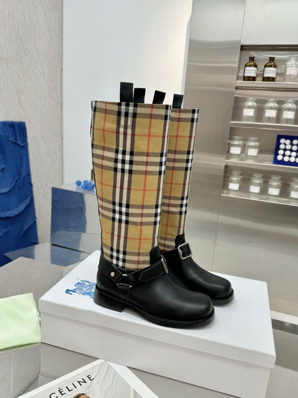 “Zenium Designer Cashier Boots with Sheepskin Lining: Unique Style by Pablo” - 图片 5