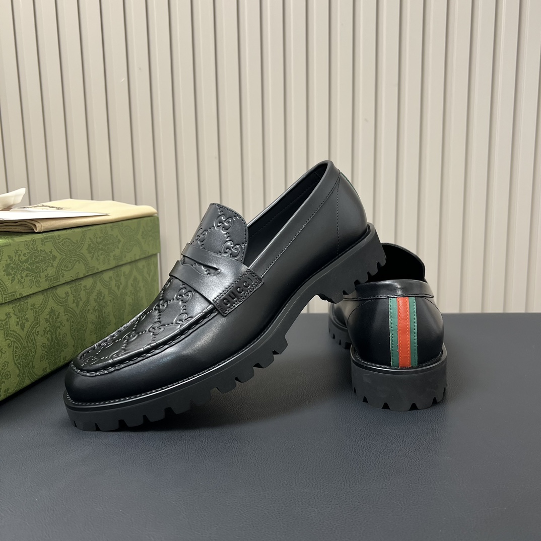 Gucci超轻乐福鞋便鞋 采用进口牛皮 7