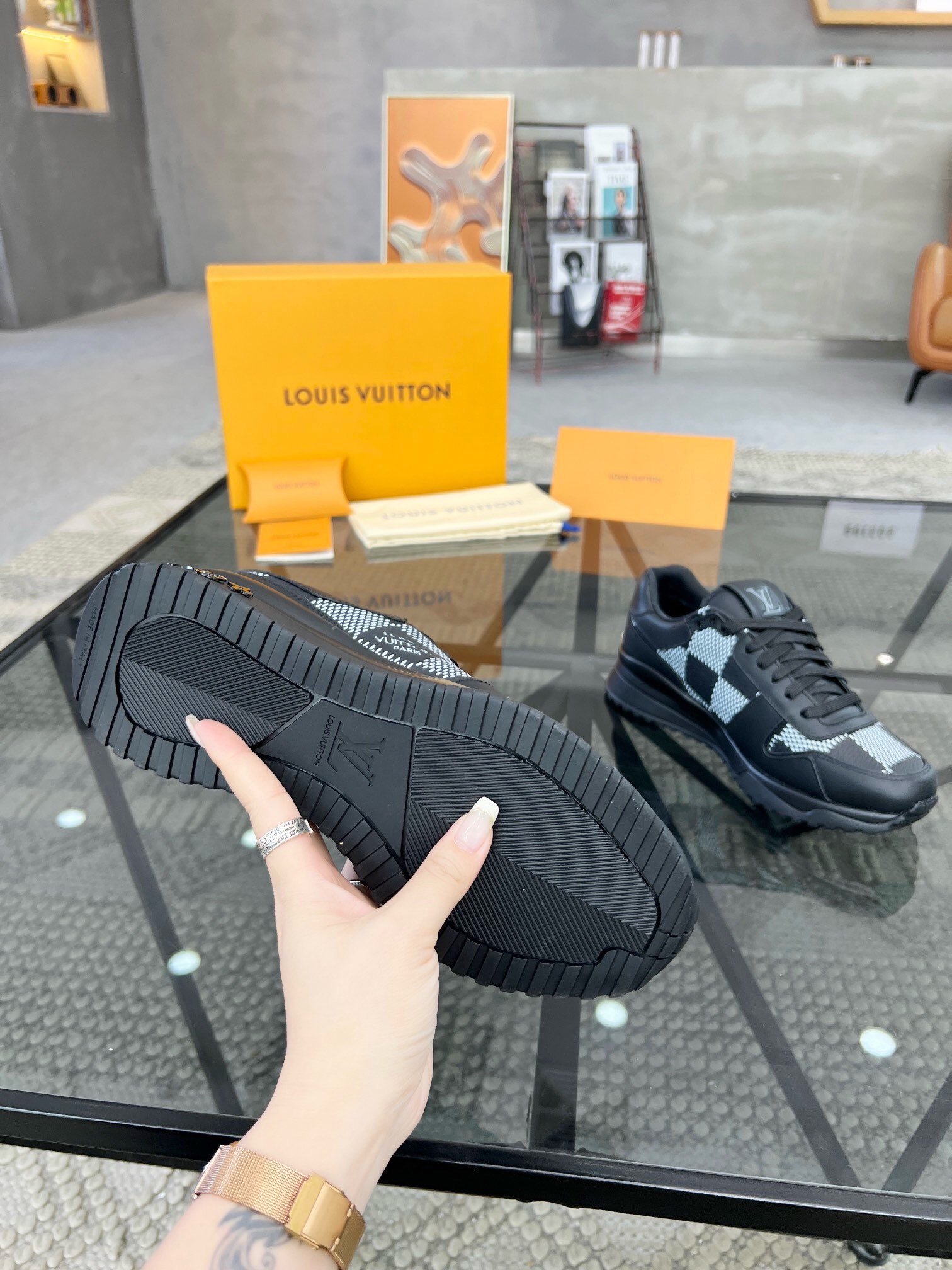 Louis Vuitton Haute Couture Classic Luxury Leather Shoe Loafer Shoes 9