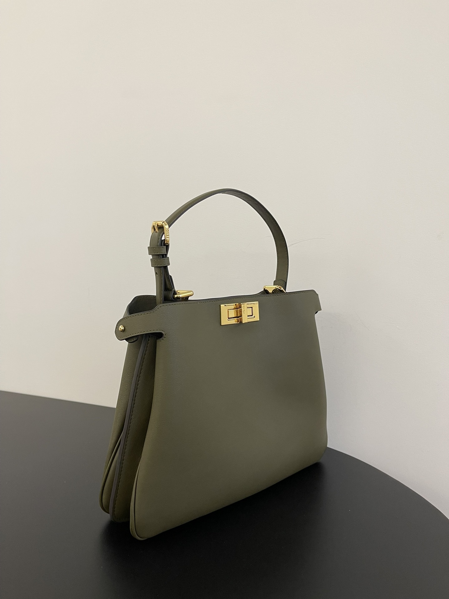 Fendi Peekaboo Soft Leather Handbag with Gold-Tone Hardware, Adjustable Strap 2 i1729936687 1412 2