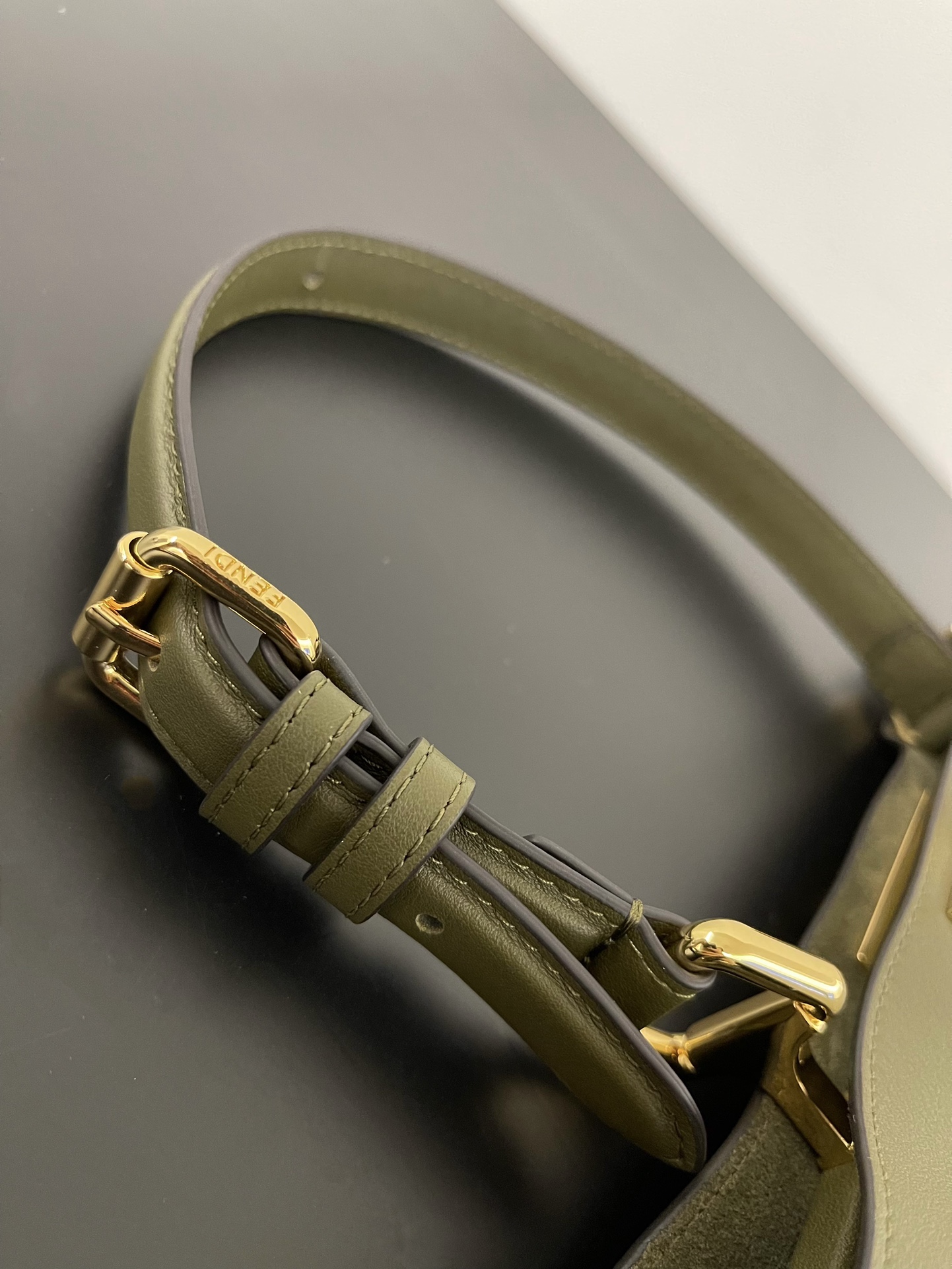 Fendi Peekaboo Soft Leather Handbag with Gold-Tone Hardware, Adjustable Strap 5 i1729936765 5243 0