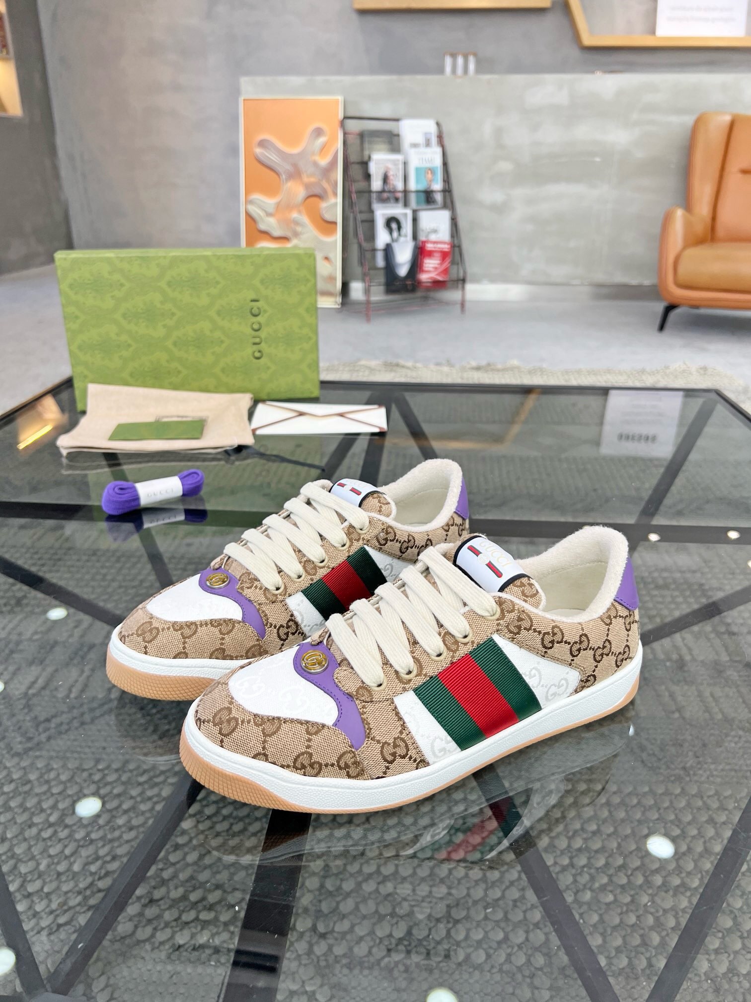 Gucci Haute Couture Classic Luxury Leather Shoe Loafer Shoes 2