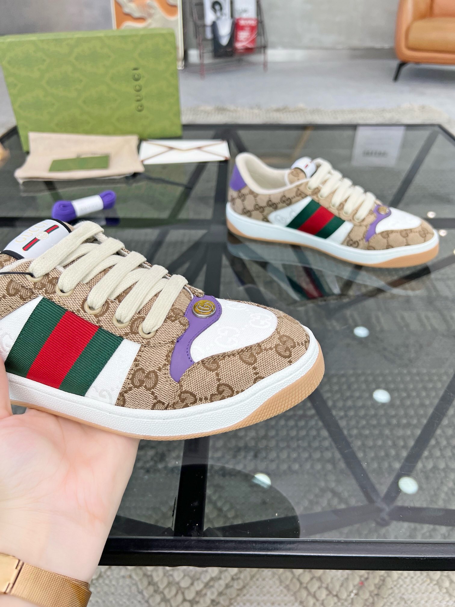 Gucci Haute Couture Classic Luxury Leather Shoe Loafer Shoes 6