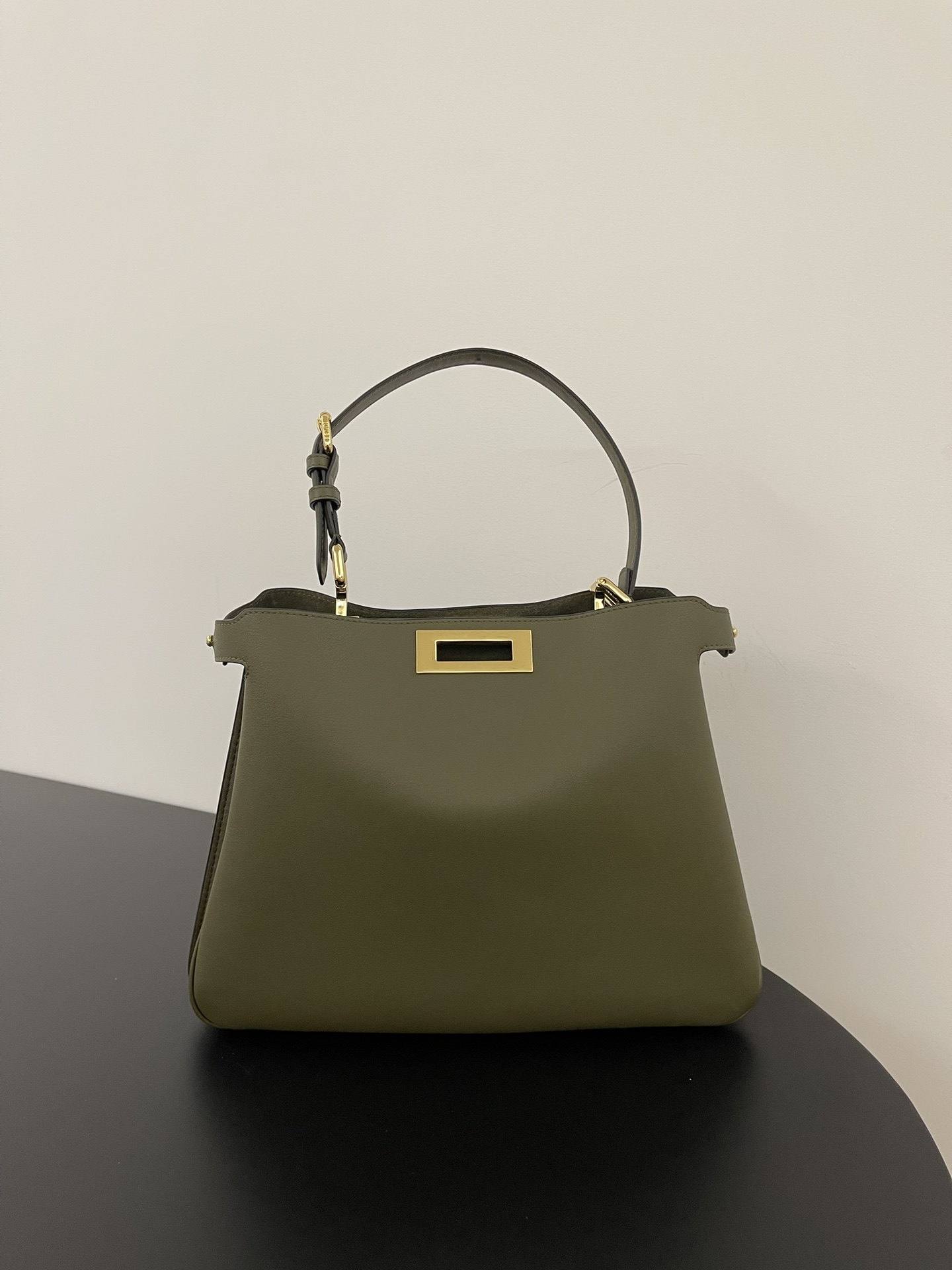 Fendi Peekaboo Soft Leather Handbag with Gold-Tone Hardware, Adjustable Strap 9 i1729937468 7837 0