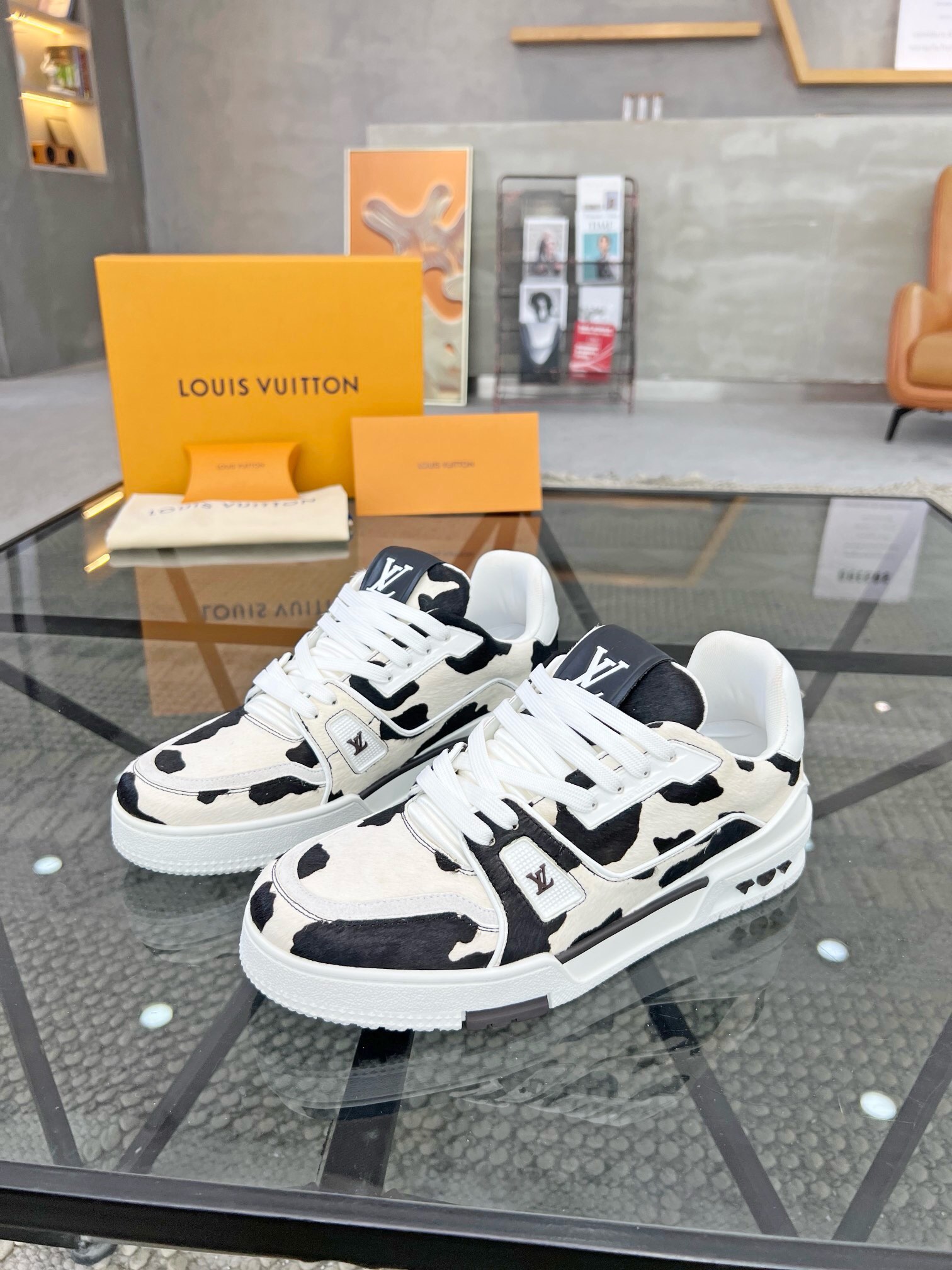 Louis Vuitton Haute Couture Classic Luxury Leather Shoe Loafer Shoes 2