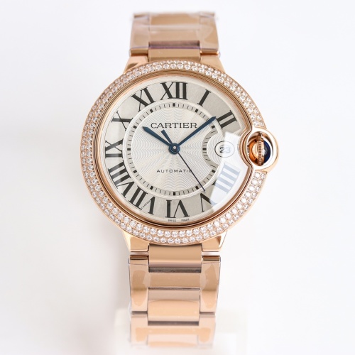 Cartier Ballon Bleu Rose Gold Diamond Bezel Automatic Watch - 40mm 1 Cartier Ballon Bleu Rose Gold Diamond Bezel Automatic Watch - 40mm
