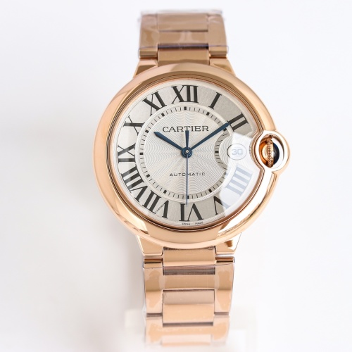 Cartier Ballon Bleu 40mm Rose Gold Automatic Watch - Refined Elegance 1 Cartier Ballon Bleu 40mm Rose Gold Automatic Watch - Refined Elegance