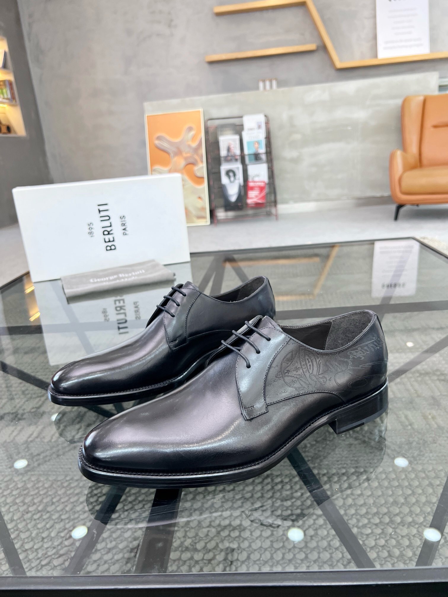 Berluti Shoe Collection crafted with premium materials and signature 2