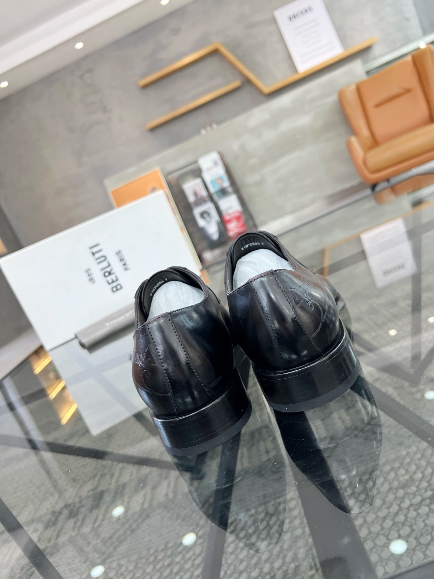 Berluti Shoe Collection crafted with premium materials and signature 8