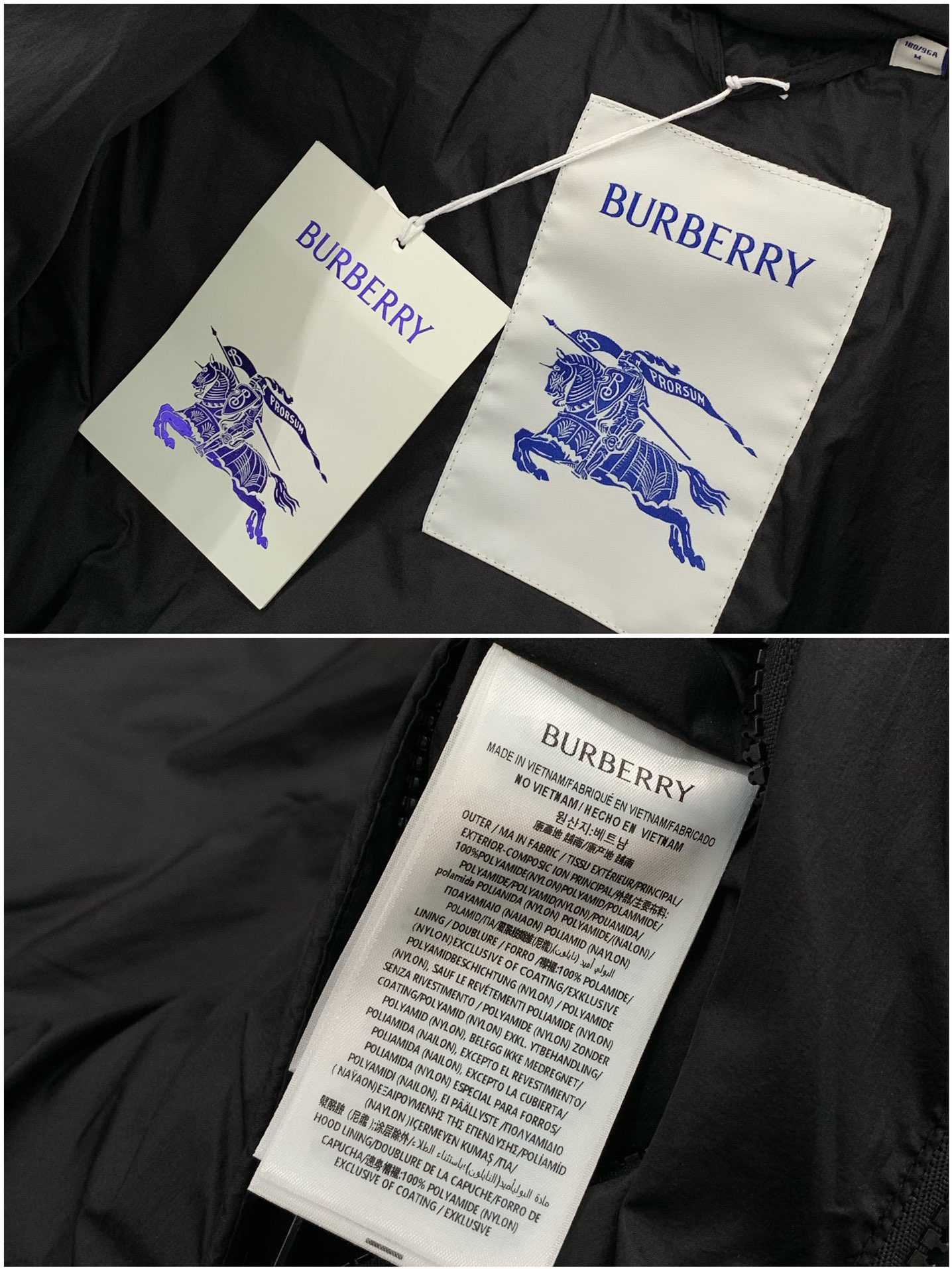 Burberry巴宝莉2024冬季最新品专柜同步有售原单狠货时尚休闲羽绒服外套进口原版面料上身舒适透气顶