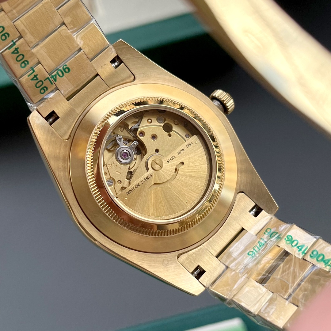 Rolex Day-Date 41mm Diamond Bezel Gold-Tone Stainless Steel Automatic Watch 10 i1730093401 1943 8