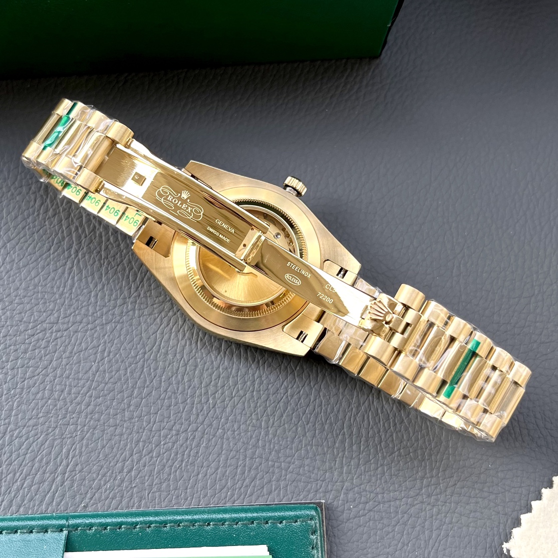 Rolex Day-Date 41mm Diamond Bezel Gold-Tone Stainless Steel Automatic Watch 8 i1730093401 6514 6