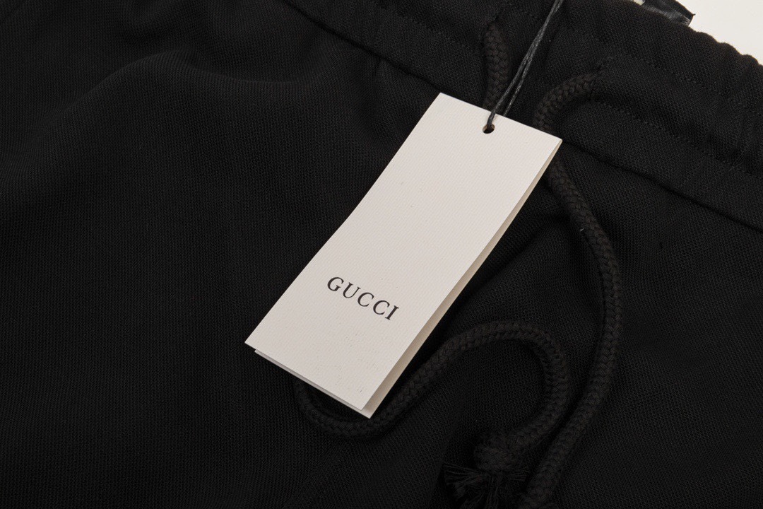 古驰/Gucci 秋冬新品 经典红绿织带休闲长裤