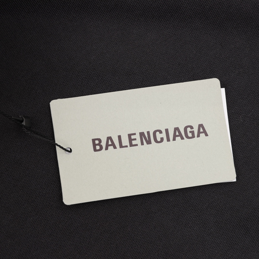 Balenciaga/巴黎世家 假两件披肩连帽拉链外套